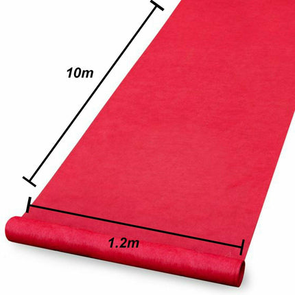 10M Red Carpet Aisle Runner Awards Night Casino Wedding Party Event Mats Decor.