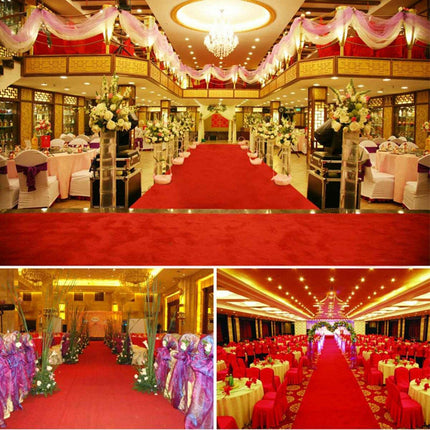 10M Red Carpet Aisle Runner Awards Night Casino Wedding Party Event Mats Decor.