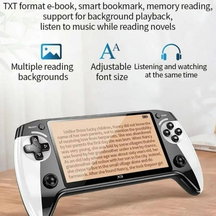 Handheld X9 Retro Game Console 5.5 Inch IPS Screen,Video Games,30000+ Games.