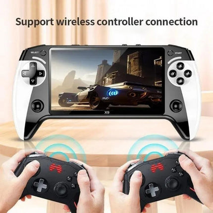 Handheld X9 Retro Game Console 5.5 Inch IPS Screen,Video Games,30000+ Games.