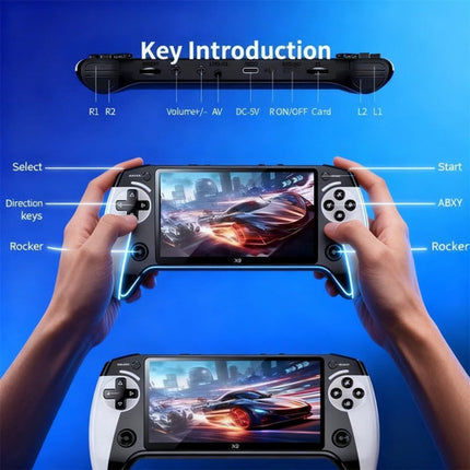 Handheld X9 Retro Game Console 5.5 Inch IPS Screen,Video Games,30000+ Games.