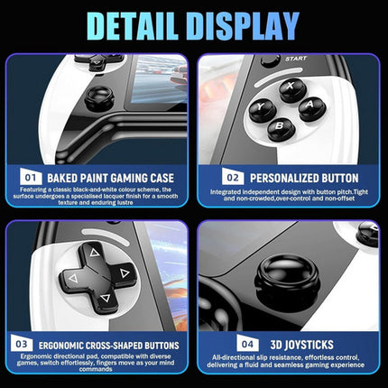 Handheld X9 Retro Game Console 5.5 Inch IPS Screen,Video Games,30000+ Games.