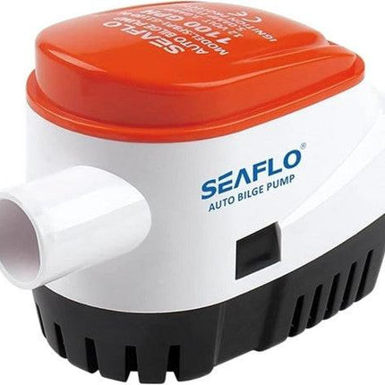 SEAFLO 12V 1100GPH Automatic Bilge Pump Marine Boat Auto Submersible Pump.