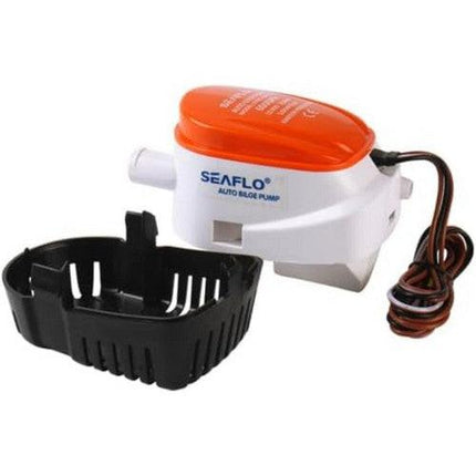 SEAFLO 12V 1100GPH Automatic Bilge Pump Marine Boat Auto Submersible Pump.