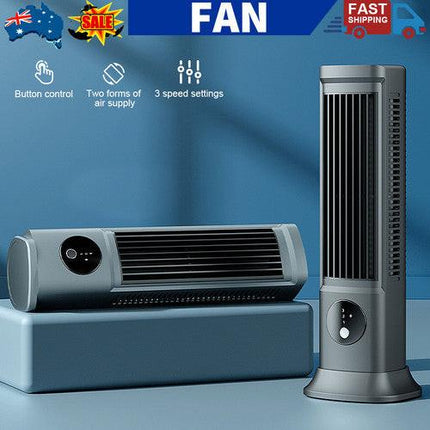 Air Conditioner Fans Portable Cooling Ace with 3 Speeds Tower Fan Quiet Desk.
