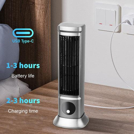 Air Conditioner Fans Portable Cooling Ace with 3 Speeds Tower Fan Quiet Desk.