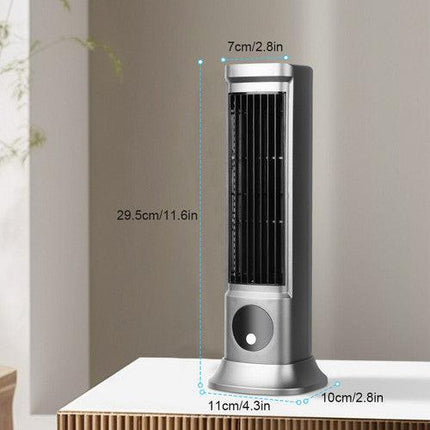 Air Conditioner Fans Portable Cooling Ace with 3 Speeds Tower Fan Quiet Desk.