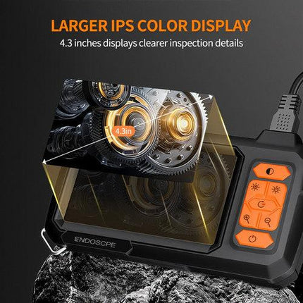 10M 8mm Lens Industrial Endoscope 1080P Digital Borescope Inspection Camera LED Lamp.