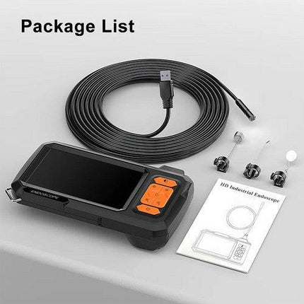 10M 8mm Lens Industrial Endoscope 1080P Digital Borescope Inspection Camera LED Lamp.