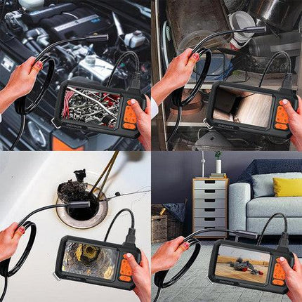 15M 8mm Lens Industrial Endoscope 1080P Digital Borescope Inspection Camera LED Lamp.