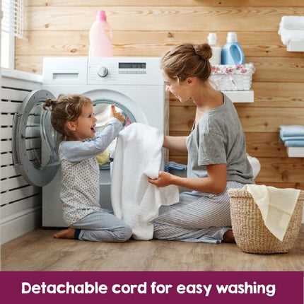 Fully Fitted Washable Non Woven Electric Blanket Heated Pad king single.