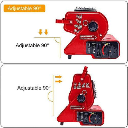 Portable Camping Gas Heater Outdoor Heating Stove Gas Baking Hunting Warmer AU RED.