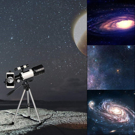 Astronomical Telescope 150x With Tripod Phone Adapter Monocular Moon Observation.