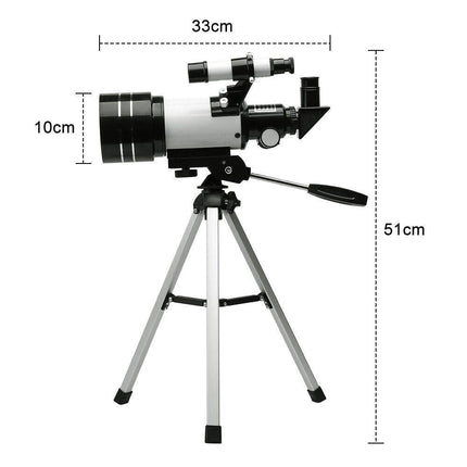 Astronomical Telescope 150x With Tripod Phone Adapter Monocular Moon Observation.