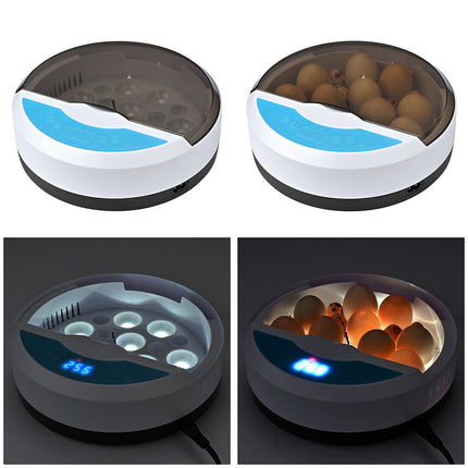 9 Egg Incubator Semi-Automatic Digital Temperature Chicken Duck Eggs Poultry.
