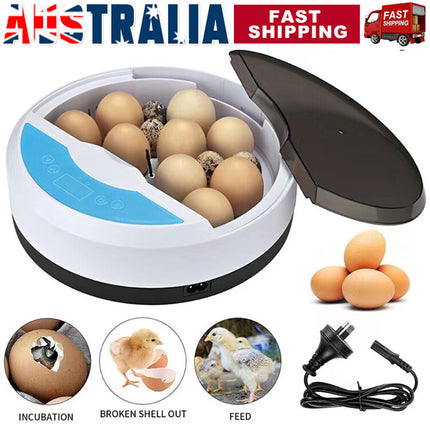 9 Egg Incubator Semi-Automatic Digital Temperature Chicken Duck Eggs Poultry.