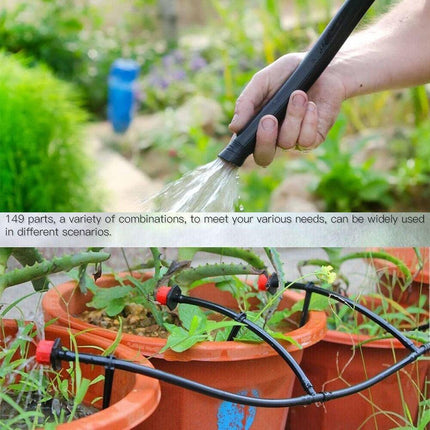 201X 50M Hose Garden Irrigation System Greenhouse Plant Watering DIY Micro Drip.