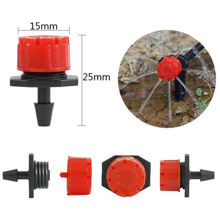 201X 50M Hose Garden Irrigation System Greenhouse Plant Watering DIY Micro Drip.
