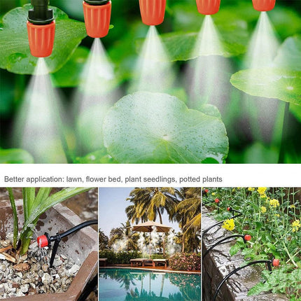 201X 50M Hose Garden Irrigation System Greenhouse Plant Watering DIY Micro Drip.