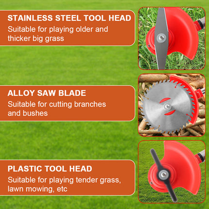 Whipper Snipper Mower Cordless Grass Trimmer Lawn Cutter Battery Brushcutter.