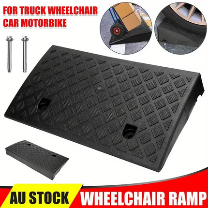 AU Heavy Duty Kerb Curb Ramp Threshold Ramps For Truck Wheelchair Car Motorbike.