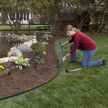 10M Fence Landscape Garden Lawn Edging Border Flexible Plant Grass Barrier.