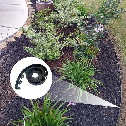 10M Fence Landscape Garden Lawn Edging Border Flexible Plant Grass Barrier.
