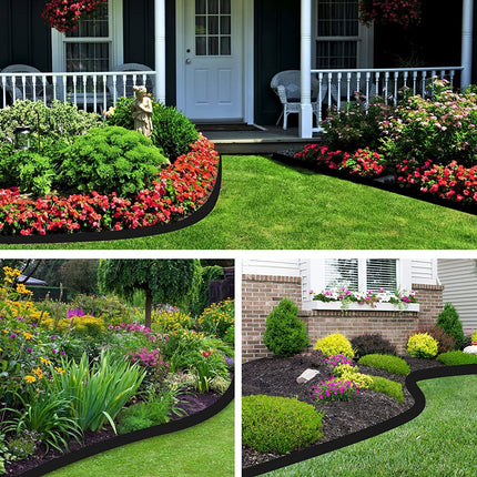 10M Fence Landscape Garden Lawn Edging Border Flexible Plant Grass Barrier.