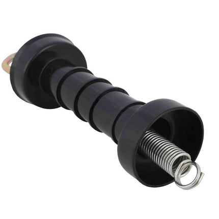 10x Electric Fence Gate Handle Compact Insulated Spring Handles with Hook Black.