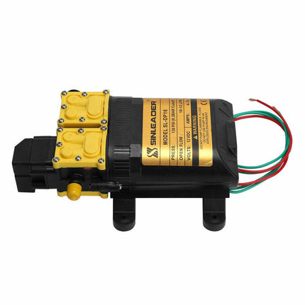 12LPM Caravan 12V Water Pump 130PSI High Pressure Self-Priming Camping Boat Farm.