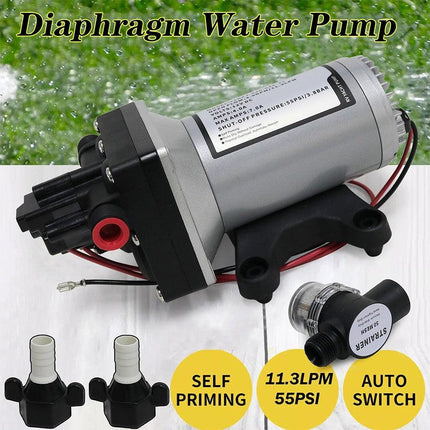 12v Replace SHURflo 4009 Water Pump & Twist on Filter for Caravan Boat Marine AU.