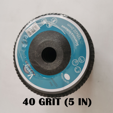 20 PCS 40 Grit Grinding Wheel 5'' 125MM Angle Grinder Flap Sanding Disc AU.