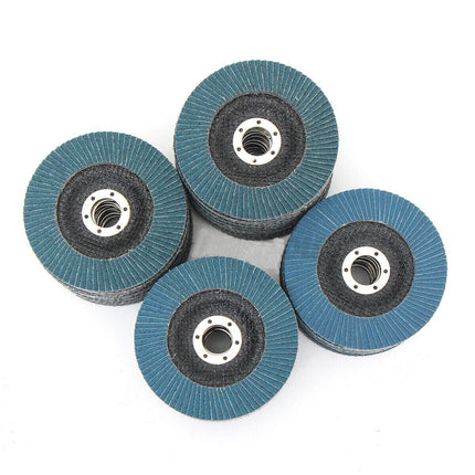 20PCS 5" 125MM Angle Grinder Flap Sanding Disc 100 Grit Grinding Wheel.