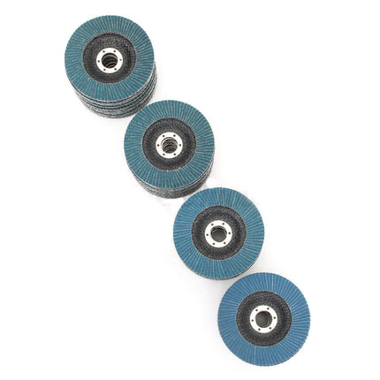 20PCS 5" 125MM Angle Grinder Flap Sanding Disc 100 Grit Grinding Wheel.