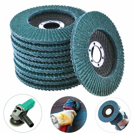 20PCS 5" 125MM Angle Grinder Flap Sanding Disc 100 Grit Grinding Wheel.