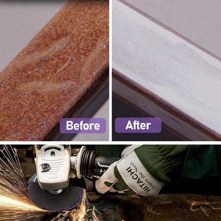 10 x 125mm x 22mm POLY STRIP DISC WHEEL PAINT RUST REMOVAL CLEAN GRINDER.