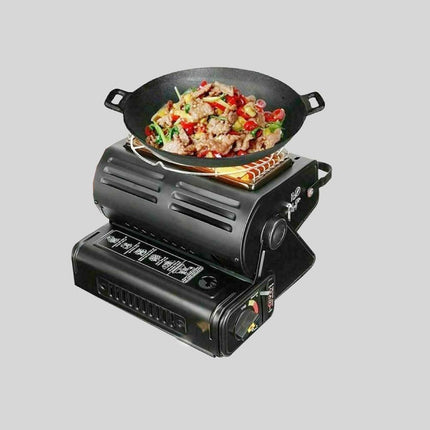 Portable Butane Gas Heater Camping Camp Tent Outdoor Hiking Camper Survival Black.