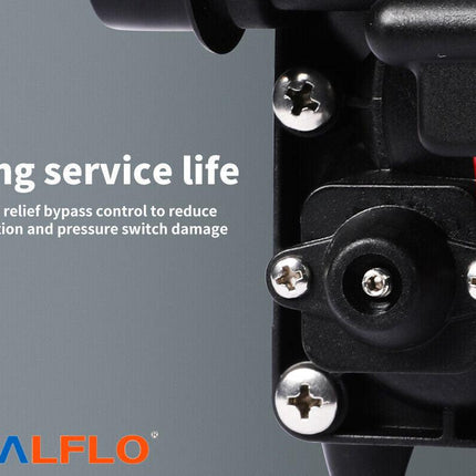 12V Caravan Water Pump High Pressure Self-priming rv Camping Boat 55PSI 11.3L/M.