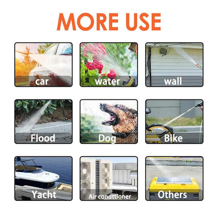 88V Cordless Electric High Pressure Washer Water Spray Gun Car Cleaner 2 Battery.