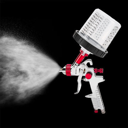 Air HVLP Spray Gun Paint Gun 600CC Gravity Feed Cup 1.4mm 1.7mm 2mm Tip AU Stock.