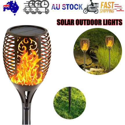 Solar Outdoor Lights Decorative Torch Light Garden Path Decoration LED Camping Ornaments.