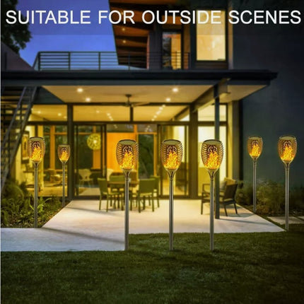 Solar Outdoor Lights Decorative Torch Light Garden Path Decoration LED Camping Ornaments.