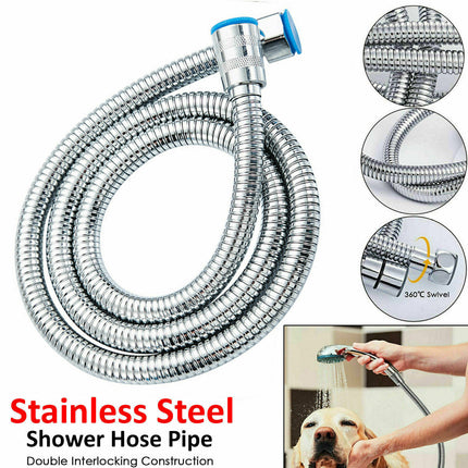 3m Shower Head Hose Stainless Steel Bathroom Flexible Tube Replacement Pipe AU.