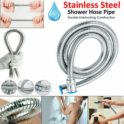 3m Shower Head Hose Stainless Steel Bathroom Flexible Tube Replacement Pipe AU.