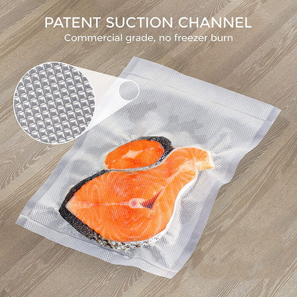 2ROLLS 25CM Vacuum Sealer Bags Rolls Vaccum Food Saver Storage Seal 6M.