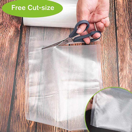 2ROLLS 25CM Vacuum Sealer Bags Rolls Vaccum Food Saver Storage Seal 6M.