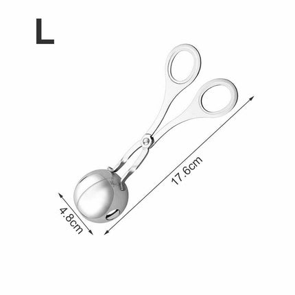 L Meatball Maker Spoon Kitchen Stick Utensil Baller Meat Stainless Steel AU.