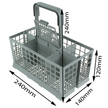 Dishlex dishwasher replacement cutlery basket Best reinforced base 240*140*120mm.