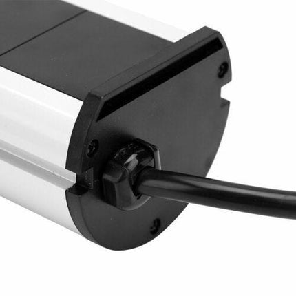 Pop Up Power Point 3 Socket Plug + 2 USB Table Home Kitchen Desk Outlet.