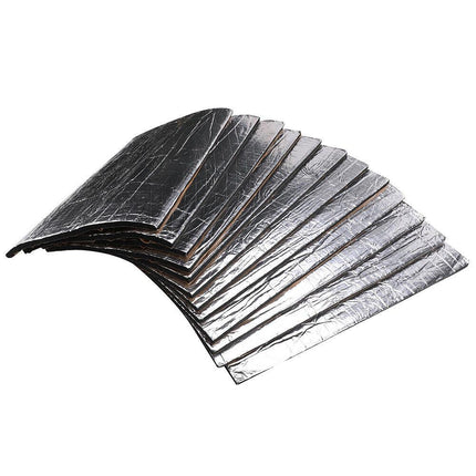 12PCS Car Engine Bay Bonnet Sound Deadener Noise Insulation Foam Proofing Heat.